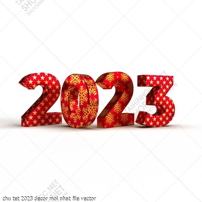 chu tet  trang tri tet quy mao file vector
